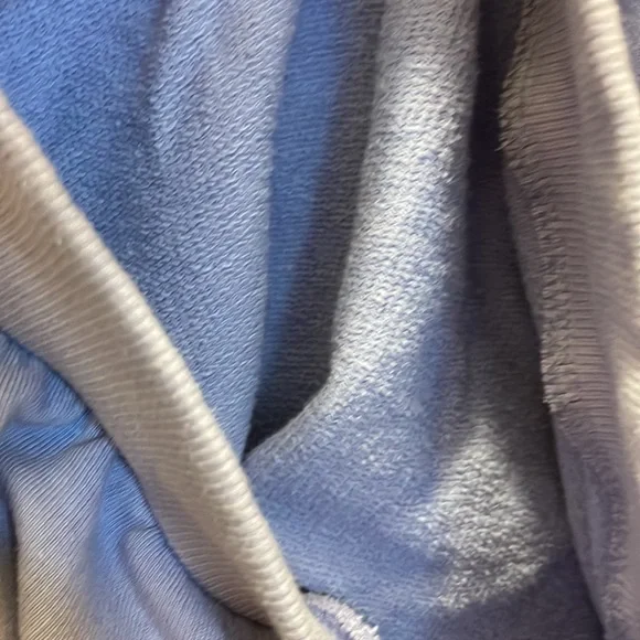 Purple crew neck line with an embroidered love on it - Picture 3 of 5